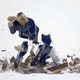 Illustration for article titled Incredible photographs capture the body-shattering war of the porcelain people